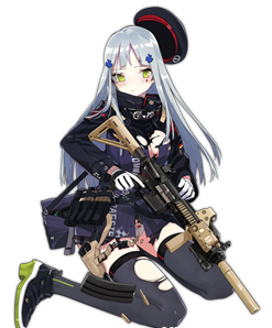 《少女前线》hk416图鉴