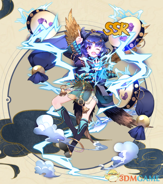 《妖神记》手游妖灵师图鉴——雷之灵神