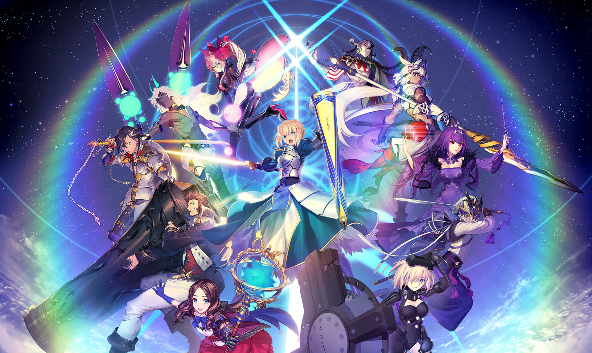 风靡全球 《fate/grand order》手游下载量突破500万