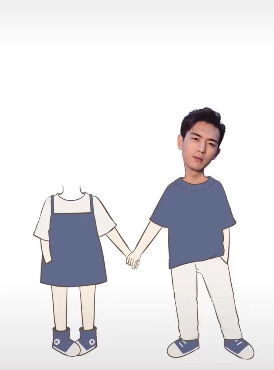 抖音李现情侣p图素材分享