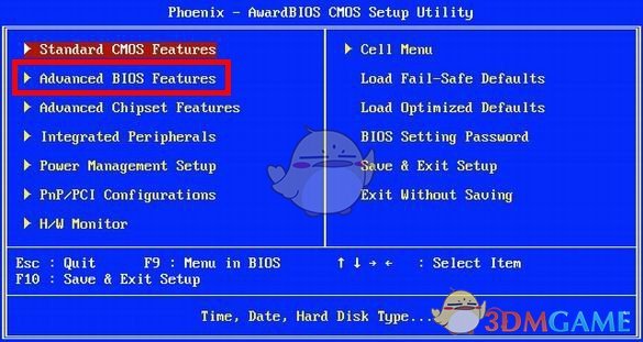 AWARD BIOS机型怎么开启VT_AWARD BIOS