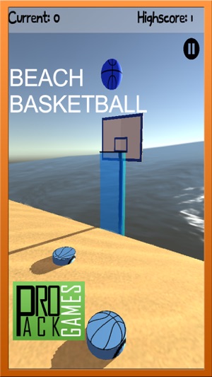 海滩篮球轻拂
