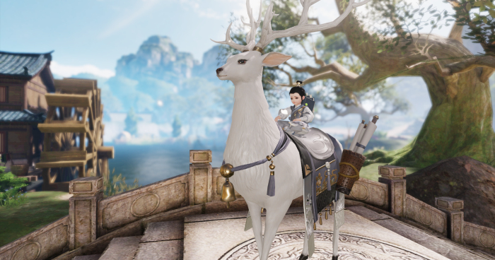 各不相同的自定义染色时装;浪漫唯美的双骑仙鹿;新奇好玩的奇趣坐骑