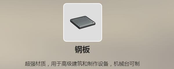 《废土行动》钢板怎么合成
