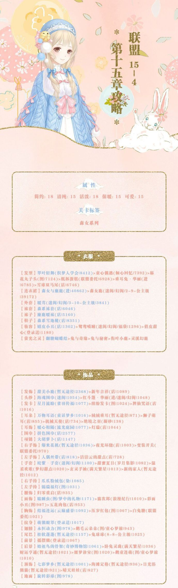 《奇迹暖暖》【联盟委托】15-4攻略