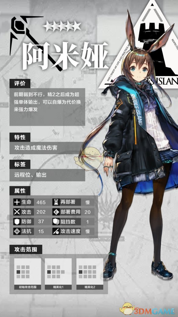 《明日方舟》五星干员术师阿米娅分析介绍