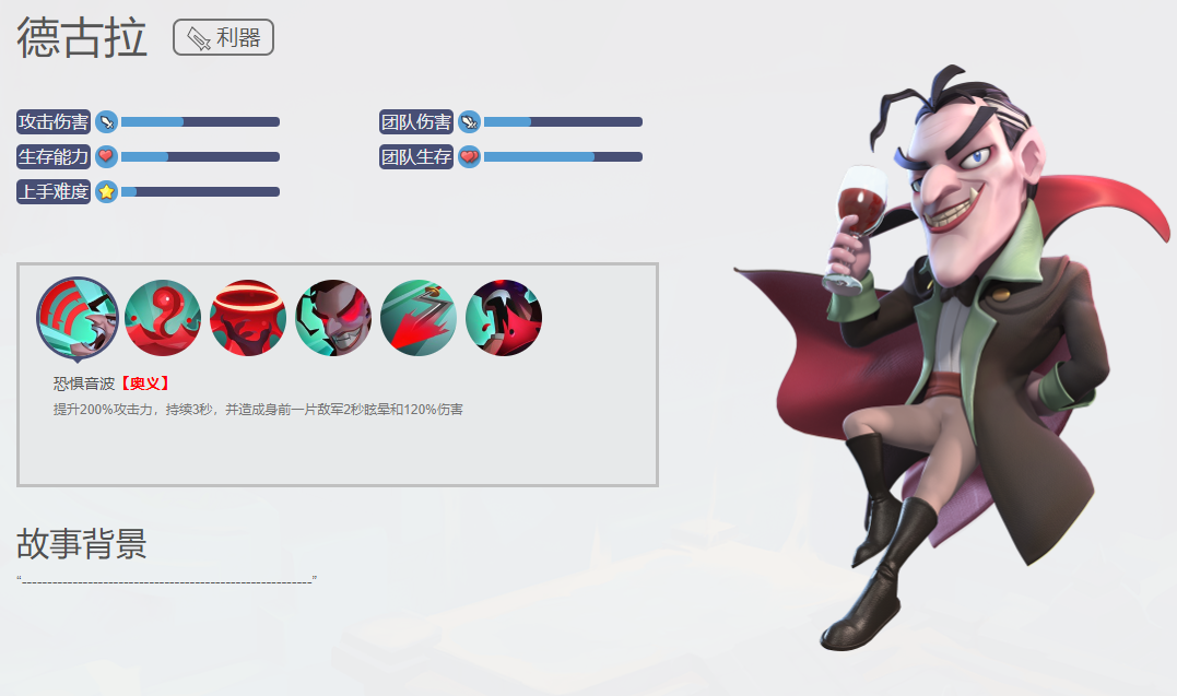 《梦塔防》手游利器武将德古拉介绍