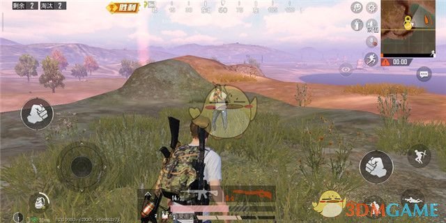 《和平精英》akm受击伤害测评