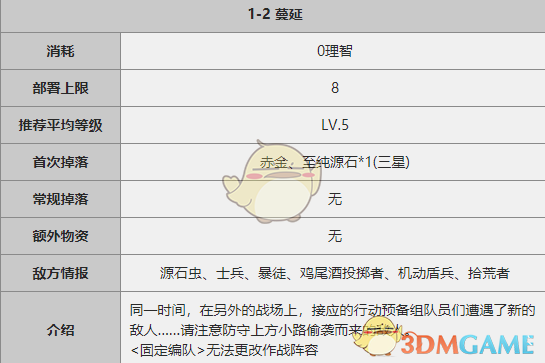 《明日方舟》1-2关卡攻略