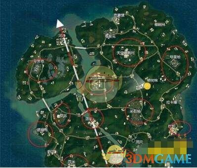 《和平精英》雨林地图资源分布一览