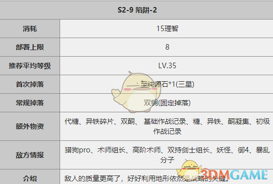 明日方舟S2-9关卡攻略