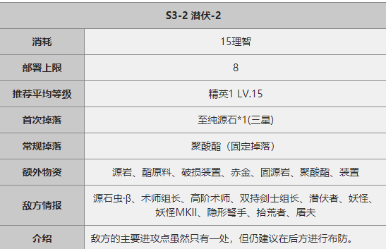 明日方舟S3-2关卡攻略