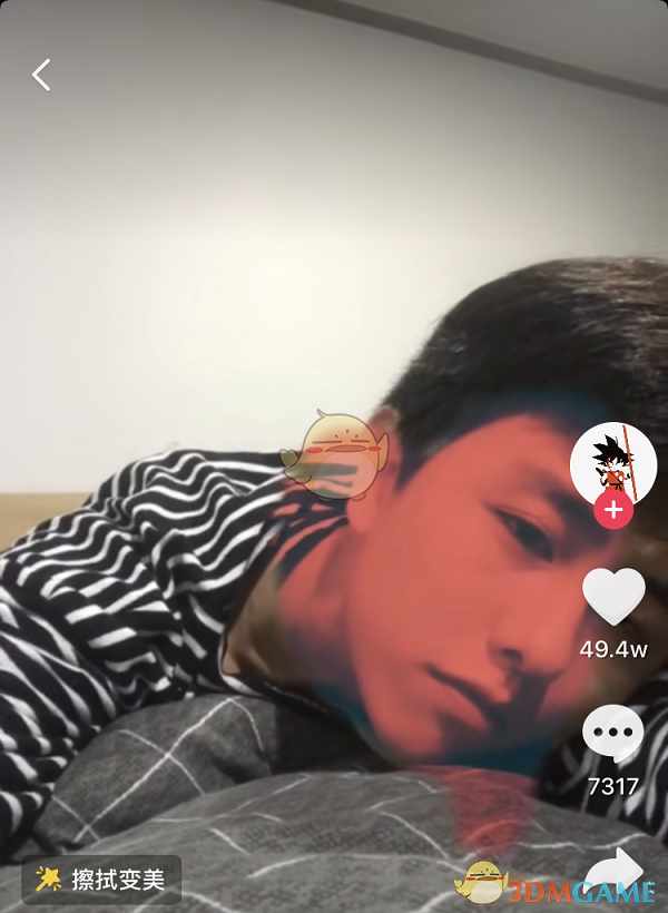抖音红色爱心擦拭变美特效教程介绍