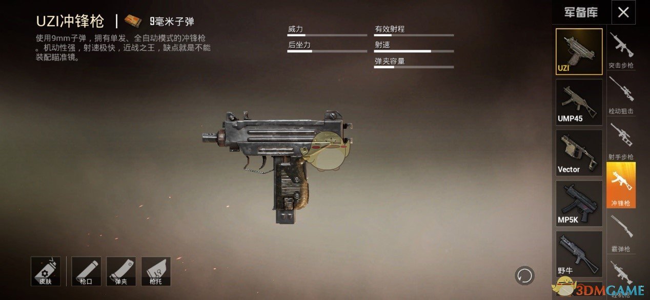 《和平精英》冲锋枪对比攻略解析