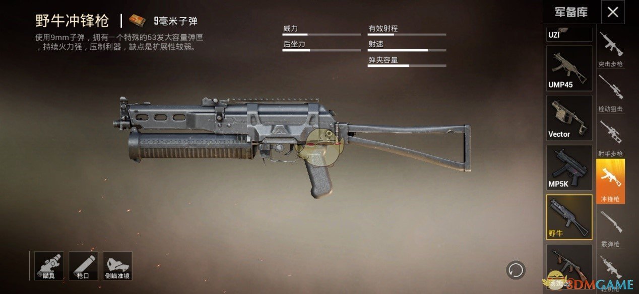 《和平精英》冲锋枪对比攻略解析