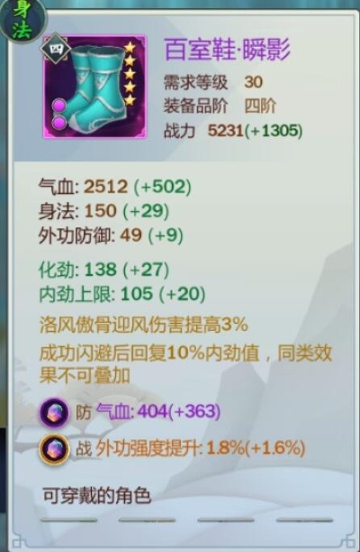 《剑网3：指尖江湖》洛风玩法及装备选择