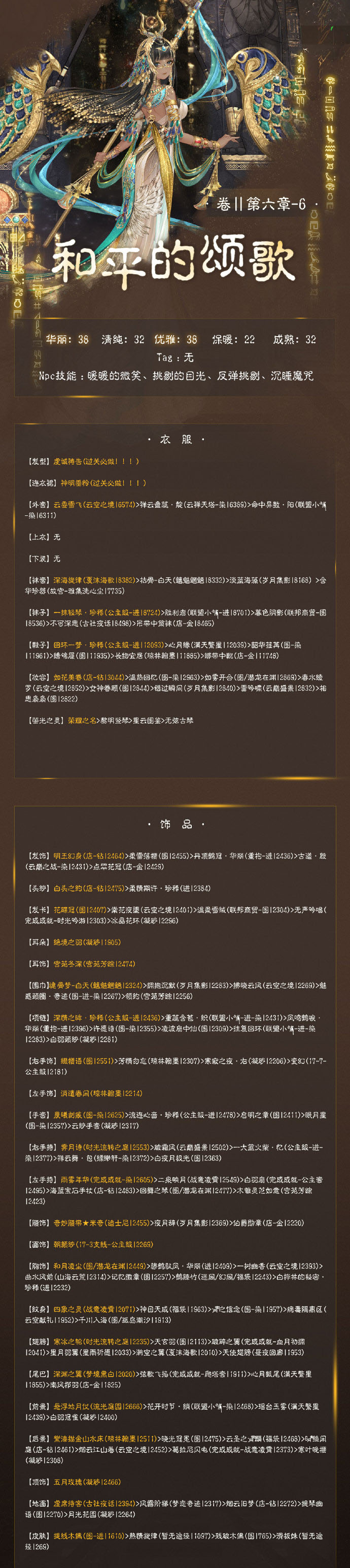 《奇迹暖暖》第二卷6-6关卡攻略