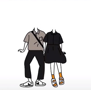 抖音牵狗头像高清图片下载