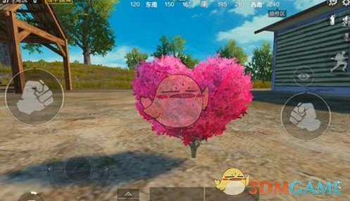 《和平精英》爱心树浇水与刷新点位置大全