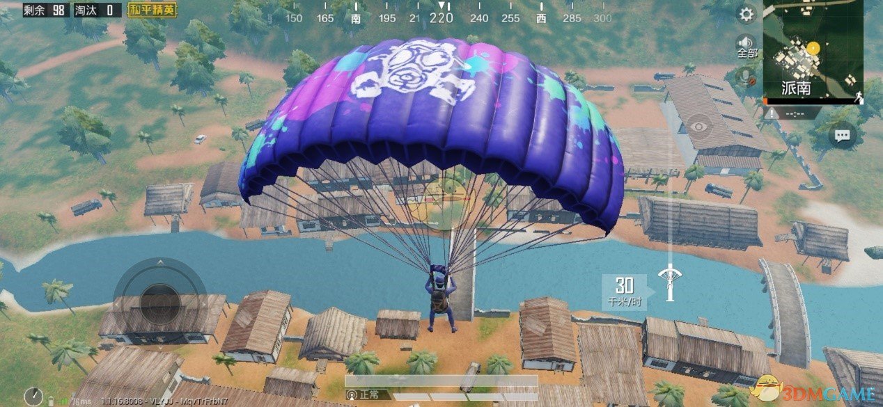 《和平精英》雨林图派南打法