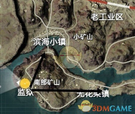 《和平精英》沙漠图监狱打法