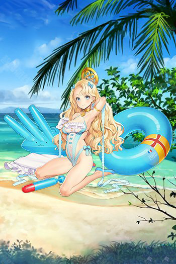 《碧蓝航线》埃米尔·贝尔汀换装「蓝色海岸」立绘图鉴