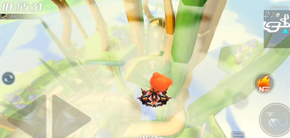 《跑跑卡丁车手游》彩虹之门飞跃点BUG教学