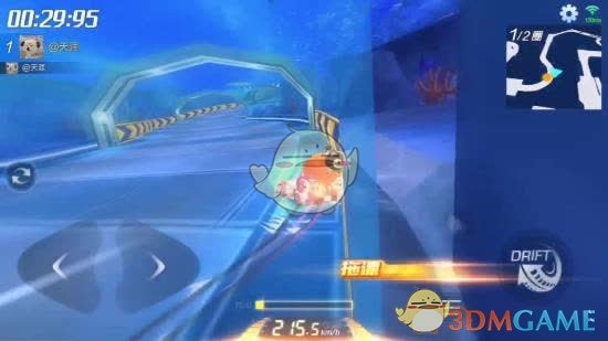 《跑跑卡丁车手游》L3赛道迪拜富人区跑法