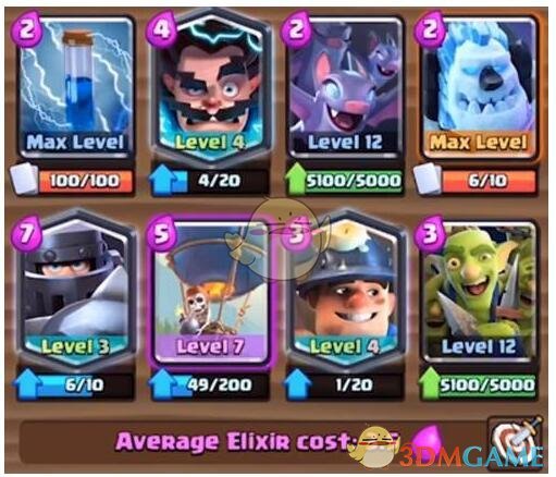 皇室战争11阶上分卡组