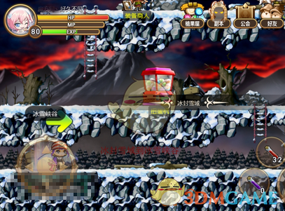 《冒险岛手游》武陵桃园隐藏地图