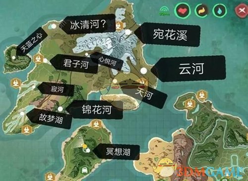 《创造与魔法》君子河位置介绍