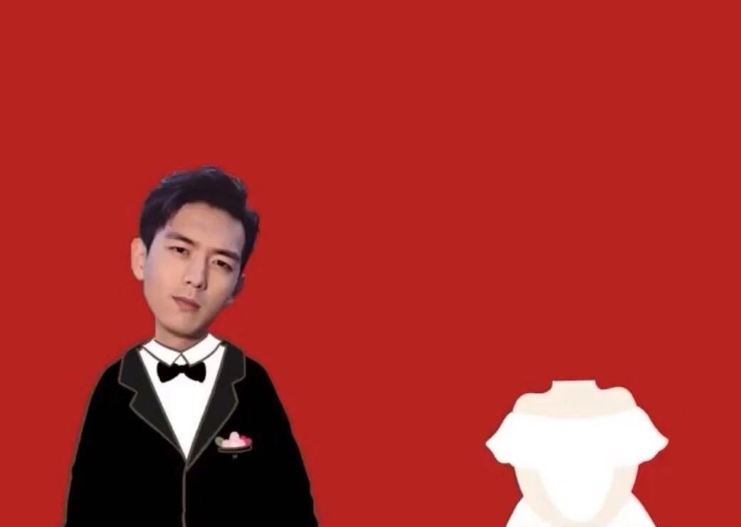 抖音李现情侣P图素材分享