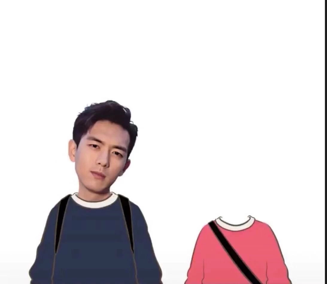 抖音李现情侣P图素材分享