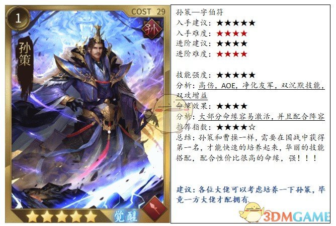 《狼烟四起》孙策势力进阶武将推荐