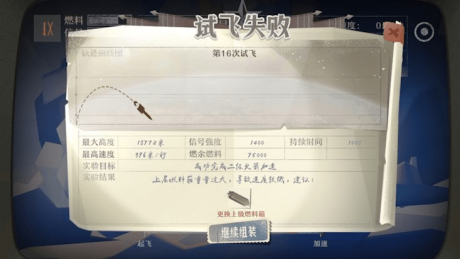 《第九所》火箭试飞失败解决方法