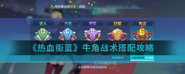 《热血街篮》牛角战术搭配攻略