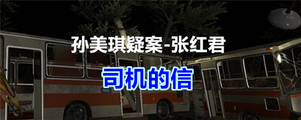 《孙美琪疑案-张红君》五级线索——司机的信