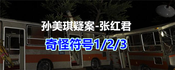 《孙美琪疑案-张红君》四级线索——奇怪符号1/2/3