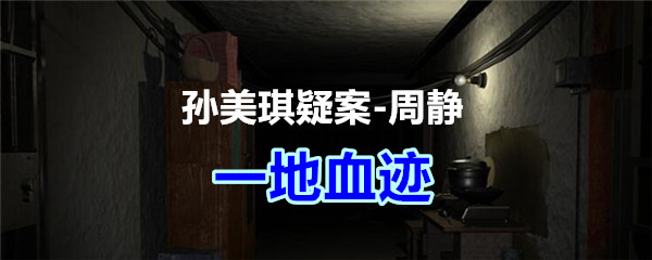 《孙美琪疑案-周静》五级线索——一地血迹