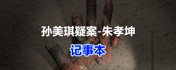 《孙美琪疑案-朱孝坤》五级线索——记事本