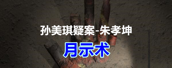 《孙美琪疑案-朱孝坤》四级线索——月示术