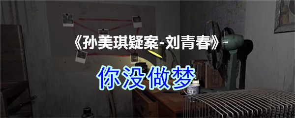 《孙美琪疑案-刘青春》四级线索——你没做梦