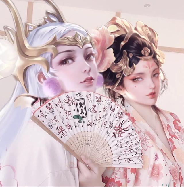 王者荣耀真人换头闺蜜头像分享