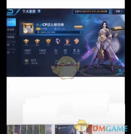 《王者荣耀》透明主页教程