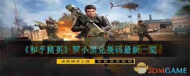 《和平精英》罗小黑兑换码最新一览