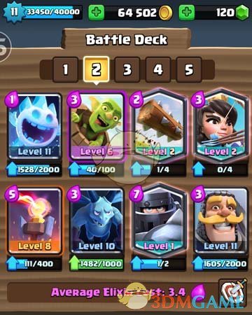 《皇室战争》超级骑士桶卡组分享