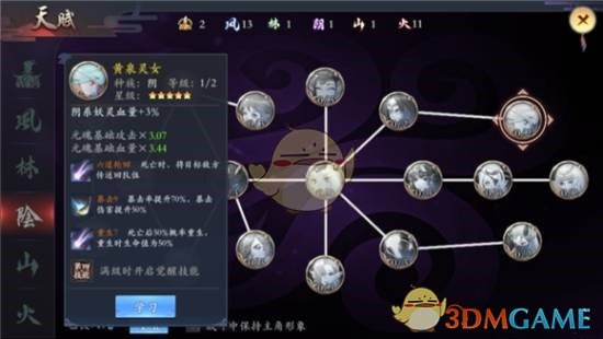 《长安幻世绘》天赋有什么用