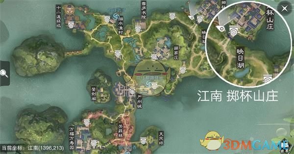 《楚留香》手游3月20日坐观万象修炼点坐标