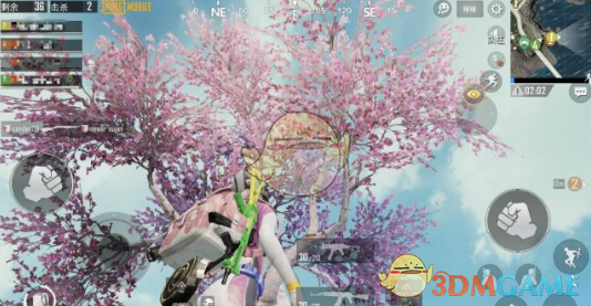 《绝地求生:刺激战场》樱花树位置分享