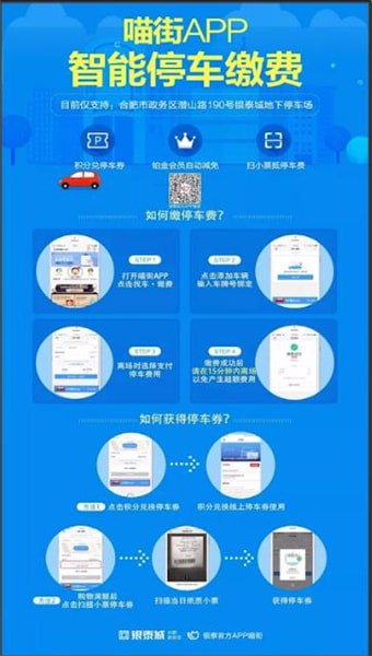 《喵街》停车券领取方法